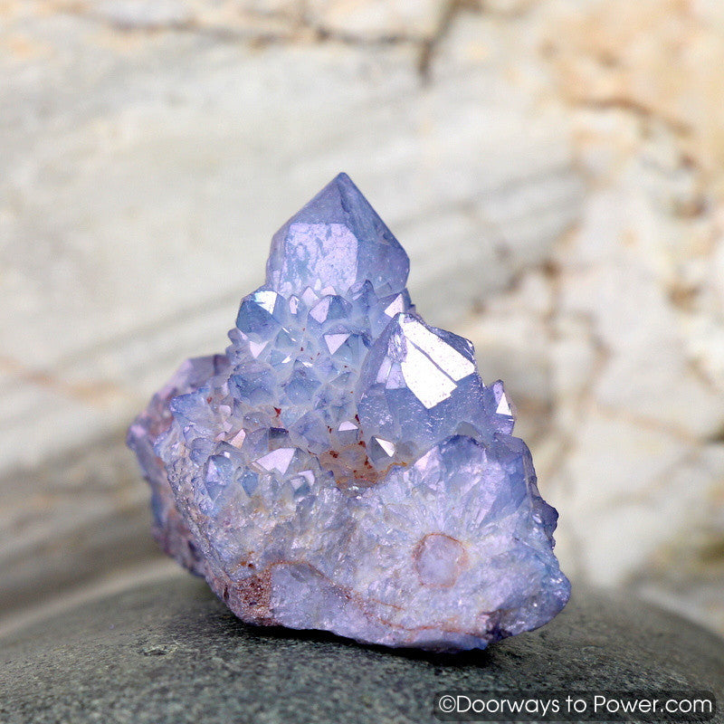 Tanzine Tanzan Aura Cactus Spirit Quartz Record Keeper Cluster