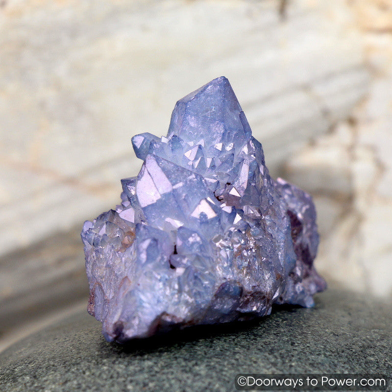 Tanzine Tanzan Aura Cactus Spirit Quartz Record Keeper Cluster