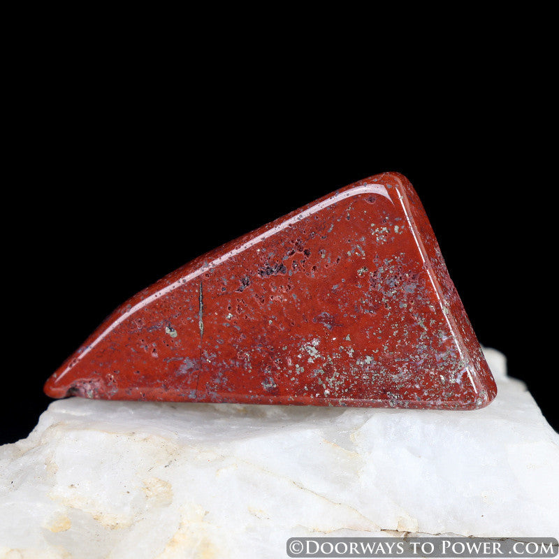 Red Fire Azeztulite Crystal Polished - Azozeo