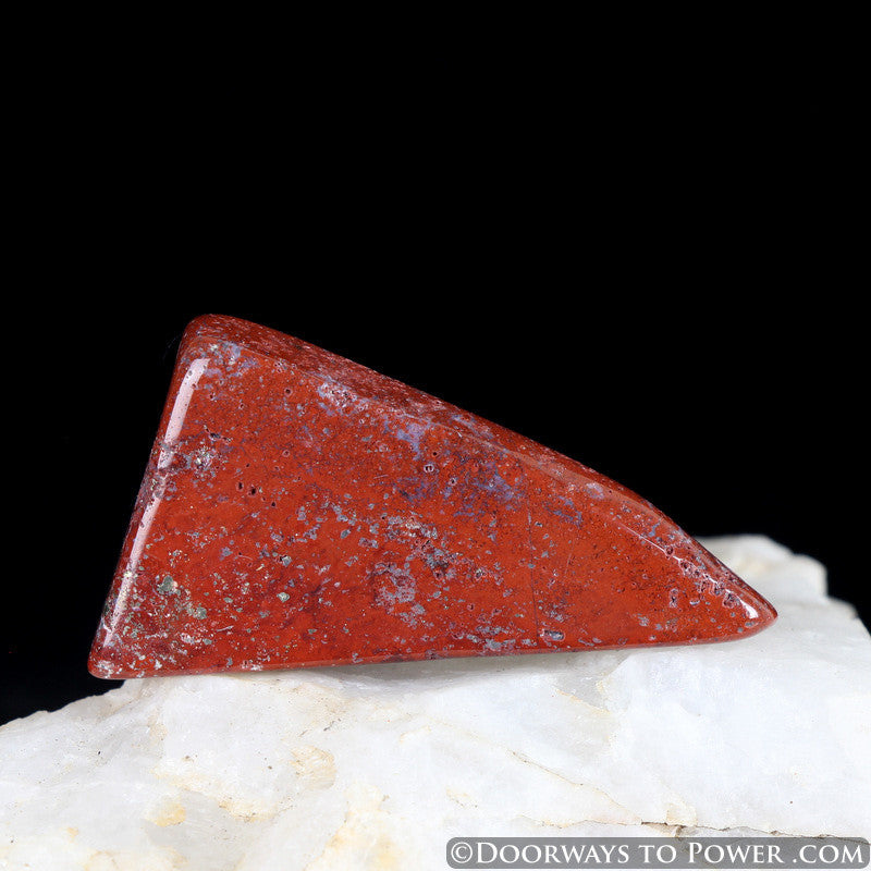Red Fire Azeztulite Crystal Polished - Azozeo