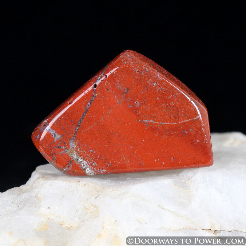 Red Fire Azeztulite Crystal Polished # 6