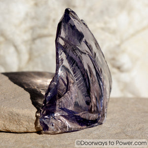Sovereign Indigo Aura Amethyst Monatomic Andara Crystal 'Violet Defender'