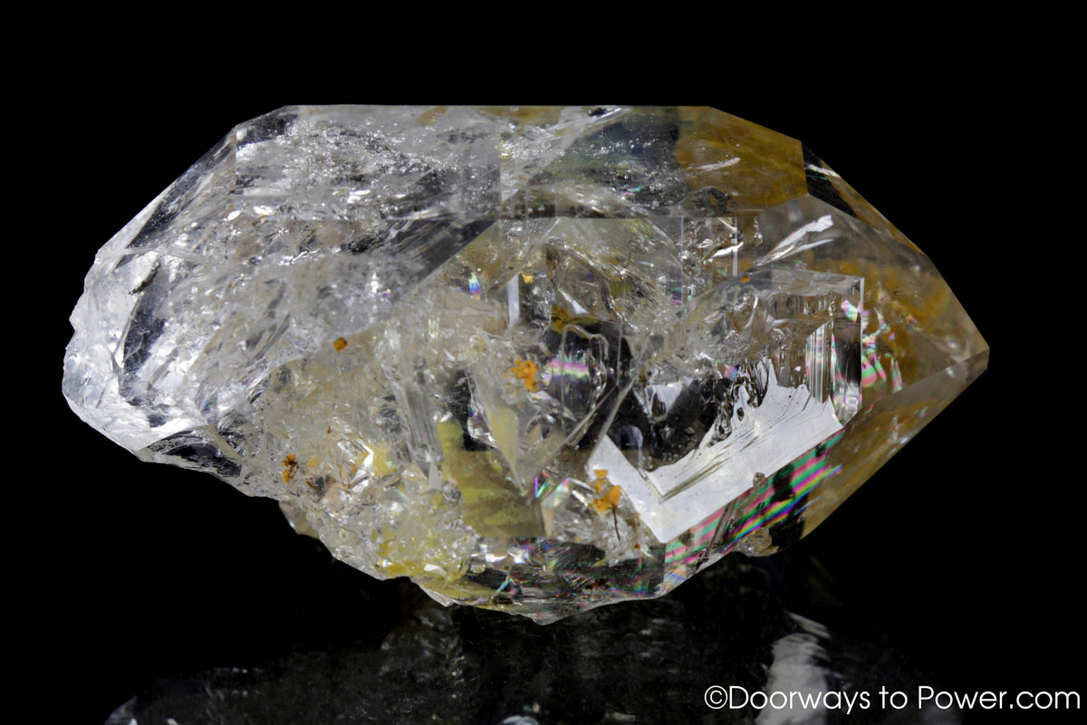 Herkimer Diamond 'Shifter' Double Terminated Channeling Crystal