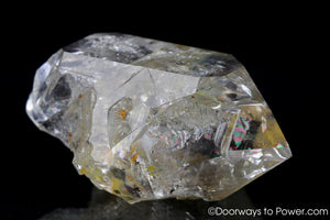 Herkimer Diamond 'Shifter' Double Terminated Channeling Crystal