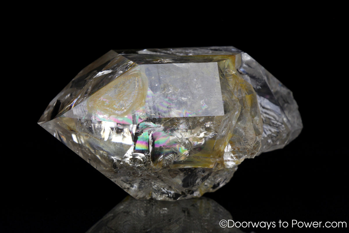 Herkimer Diamond 'Shifter' Double Terminated Channeling Crystal