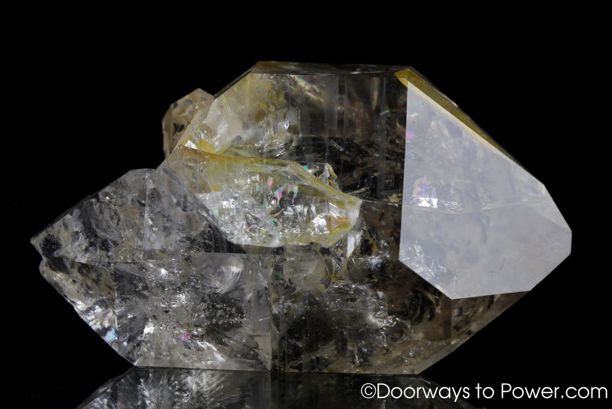 Herkimer Diamond 'Shifter' Double Terminated Channeling Crystal