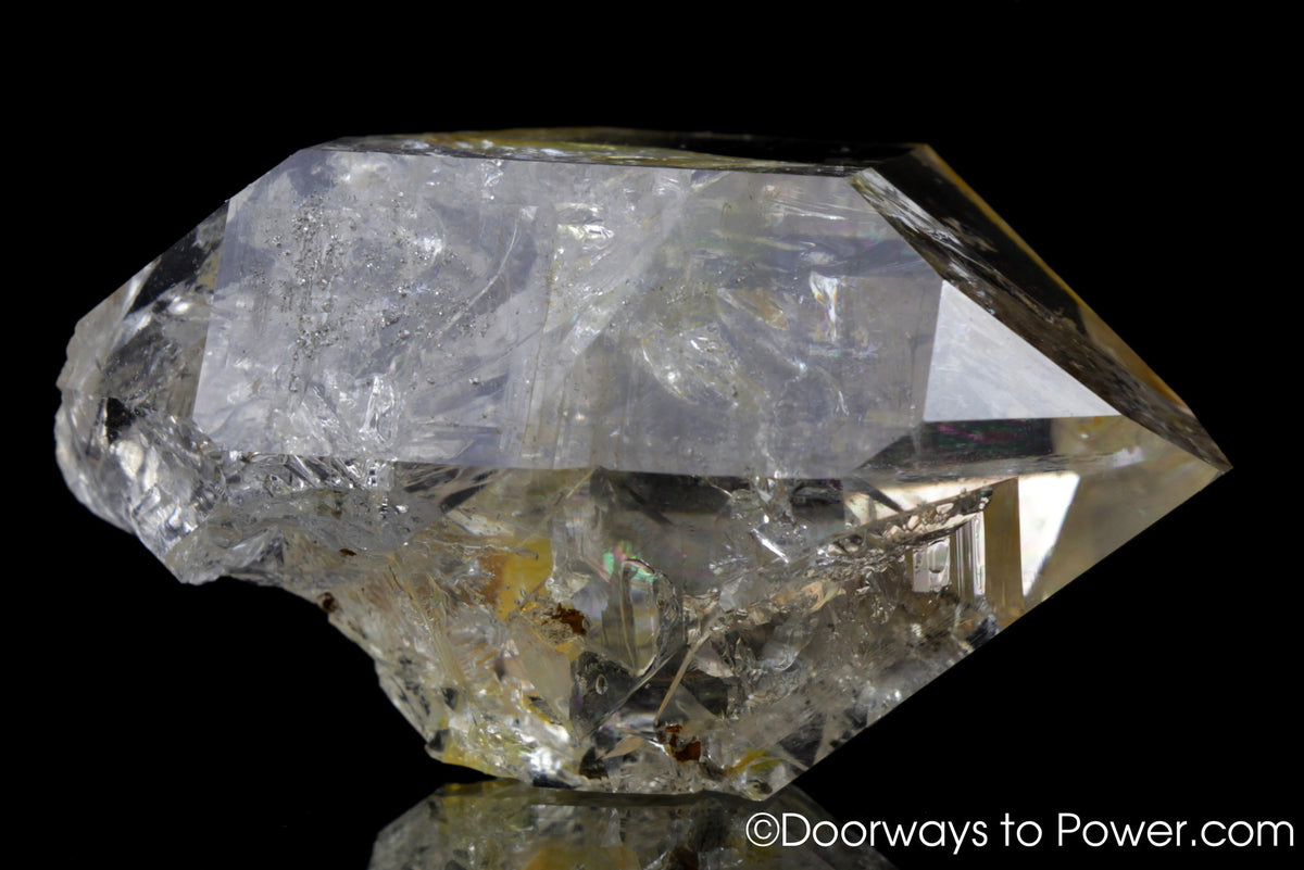 Herkimer Diamond 'Shifter' Double Terminated Channeling Crystal