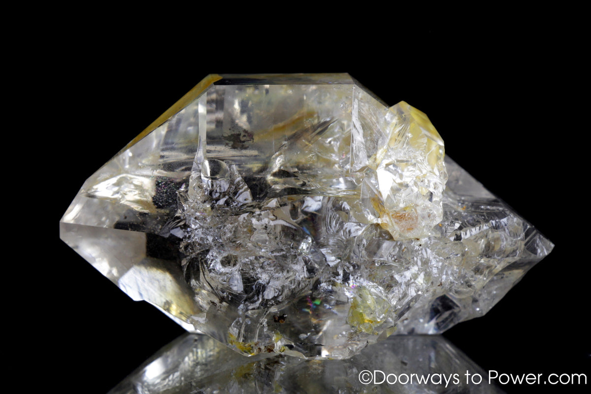 Herkimer Diamond 'Shifter' Double Terminated Channeling Crystal