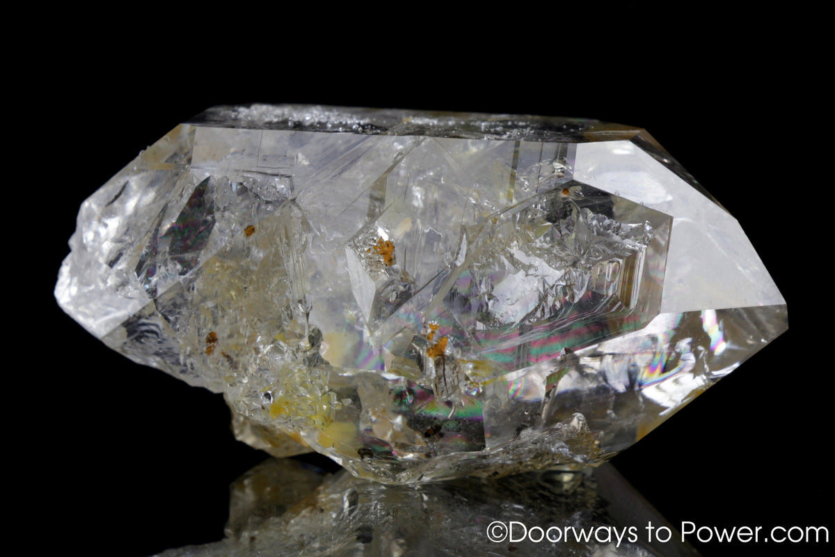 Herkimer Diamond 'Shifter' Double Terminated Channeling Crystal