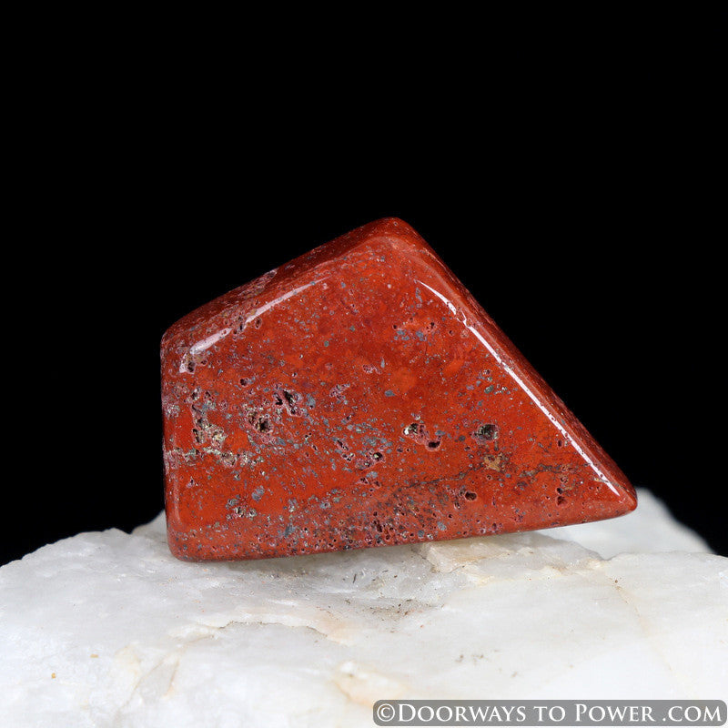 Red Fire Azeztulite Crystal Polished # 7