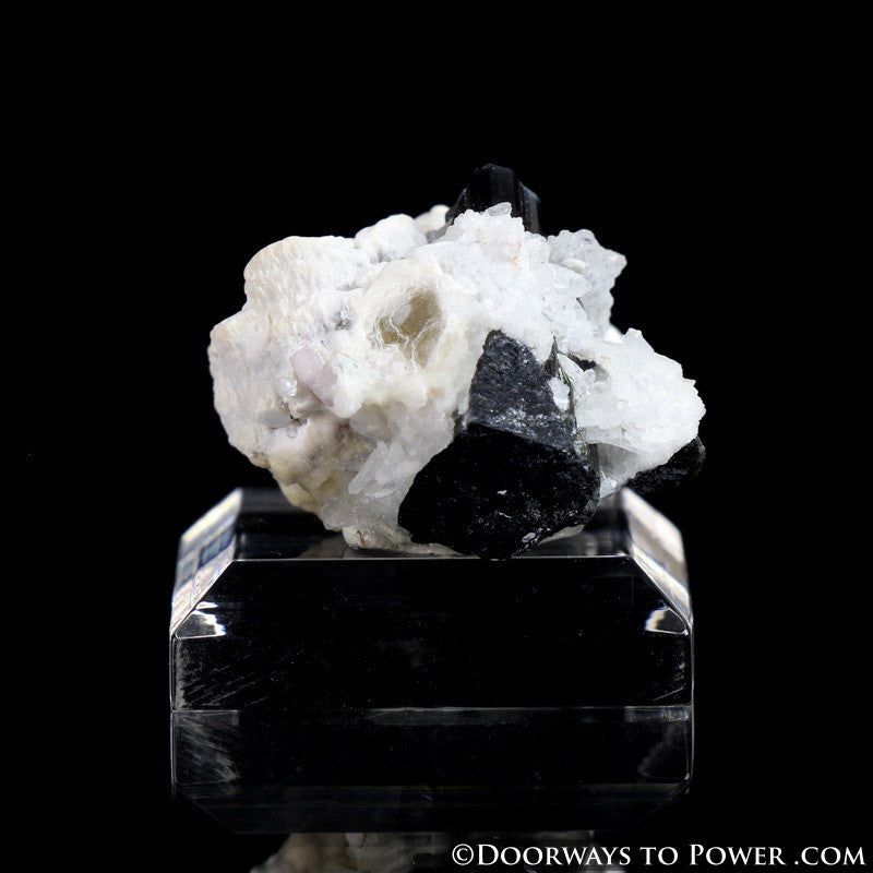 Beautiful Black Tourmaline & Quartz Specimen A+++