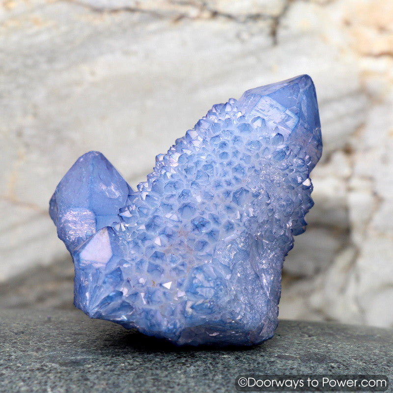 Tanzan Aura Cactus Spirit Quartz Record Keeper Cluster