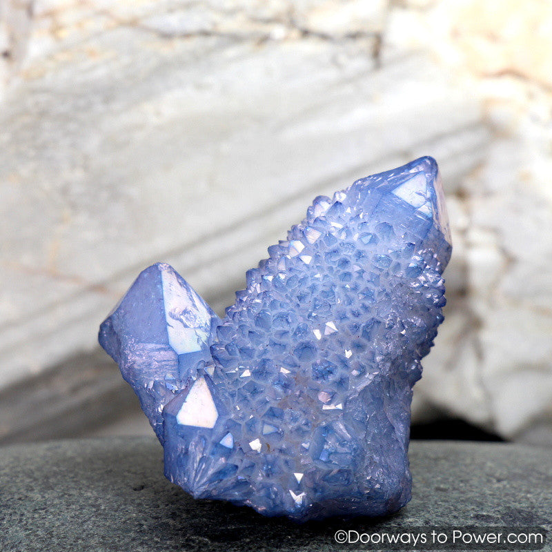 Tanzan Aura Cactus Spirit Quartz Record Keeper Cluster