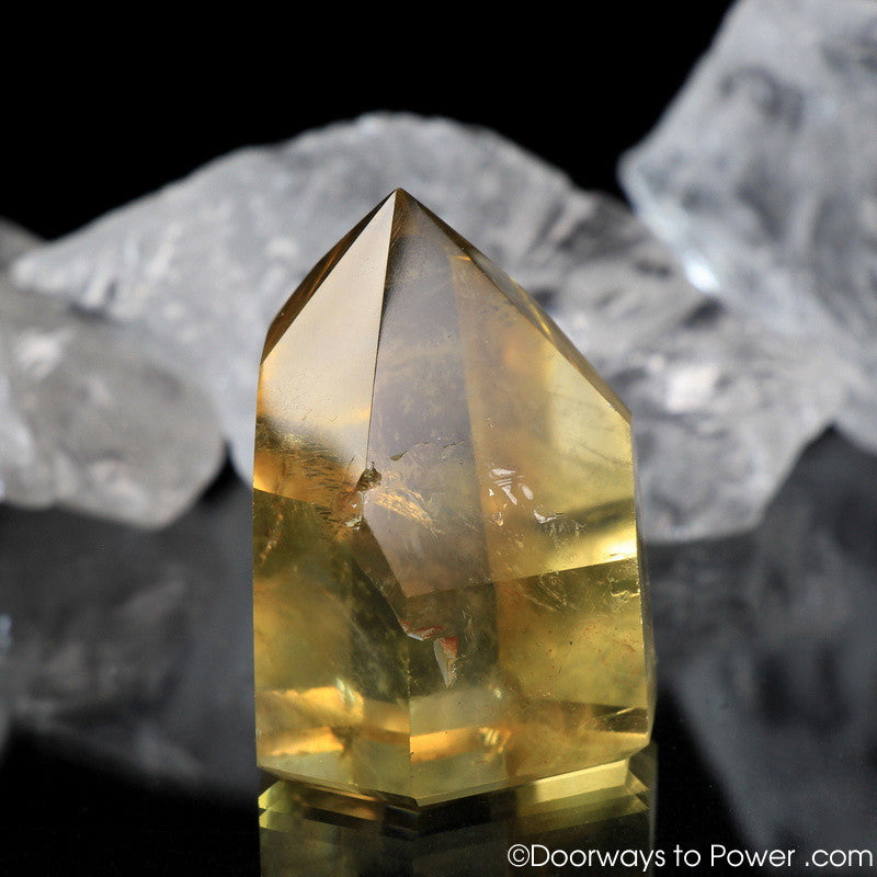 John of God Blessed Citrine Abundance Casa Crystal Point