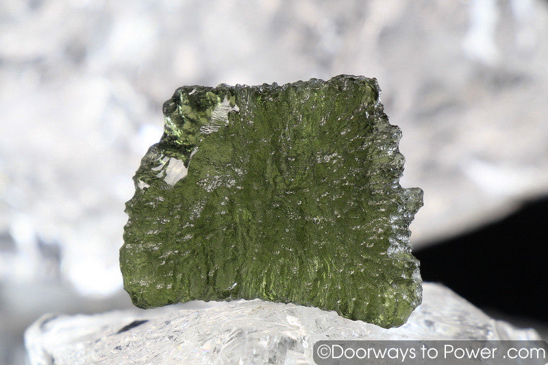 Moldavite Tektite Synergy 12 Stone "The Grail Stone"