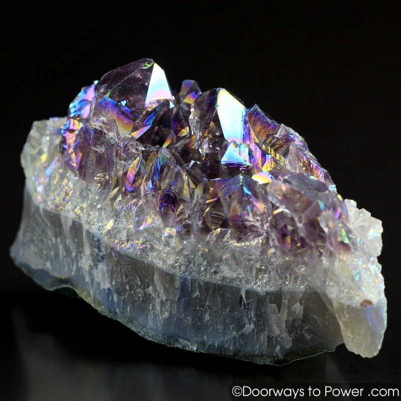 Amethyst Angel Aura Quartz Manifest Spirit Channeling Crystal Cluster