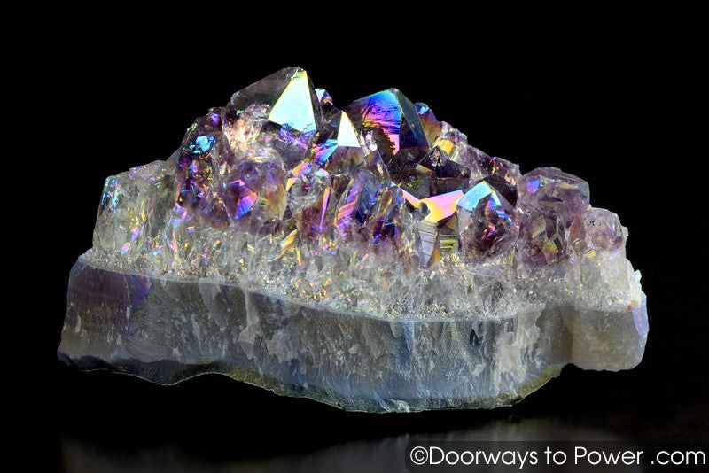 Amethyst Angel Aura Quartz Manifest Spirit Channeling Crystal Cluster