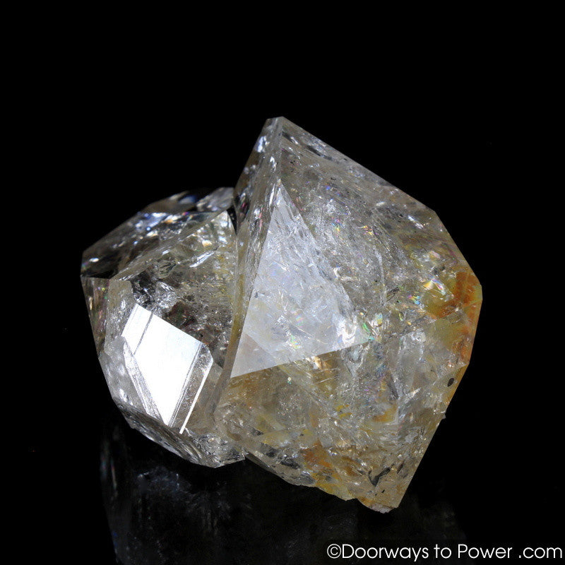 Herkimer Diamond Double Terminated Tantric Twin Record Keeper Crystal