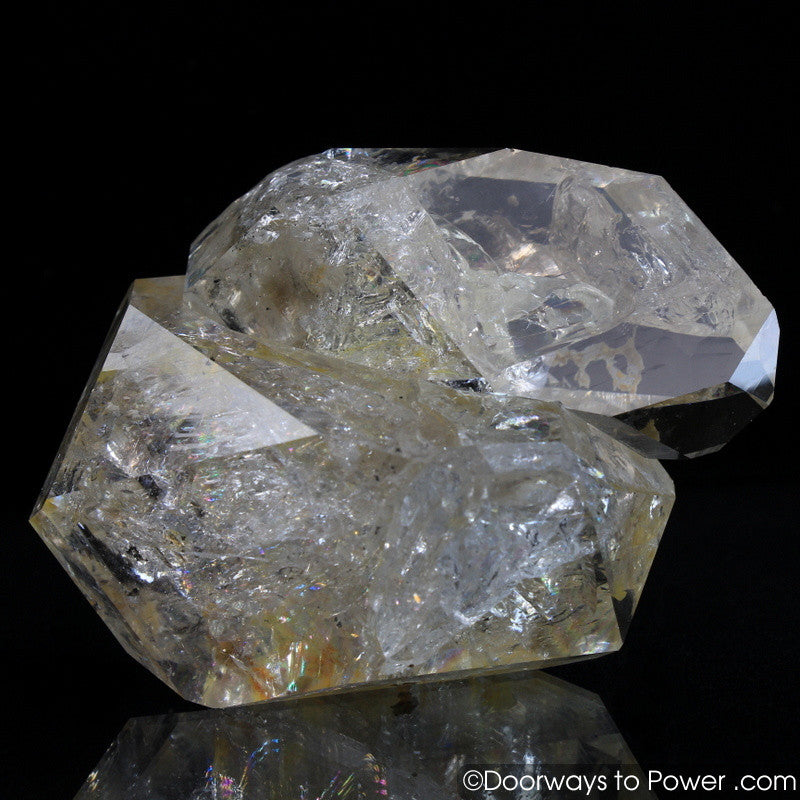 Herkimer Diamond Double Terminated Tantric Twin Record Keeper Crystal