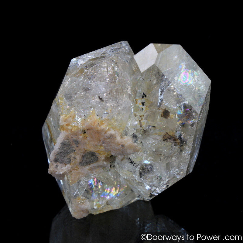 Herkimer Diamond Double Terminated Tantric Twin Record Keeper Crystal