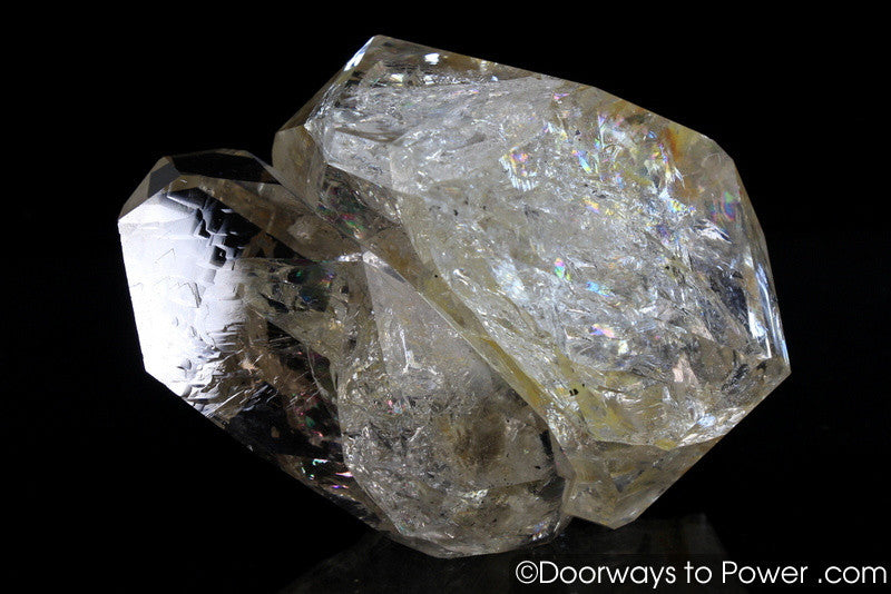 Herkimer Diamond Double Terminated Tantric Twin Record Keeper Crystal