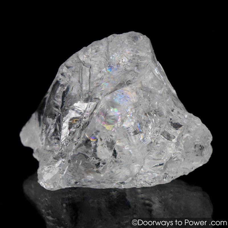 Satyaloka Azeztulite Record Keeper Crystal w/ Rainbows