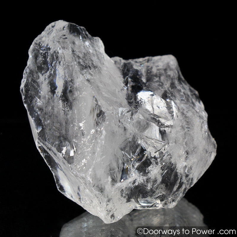 Rare Satyaloka Azeztulite 'AZEZ HEART' Crystal w/ Rainbows