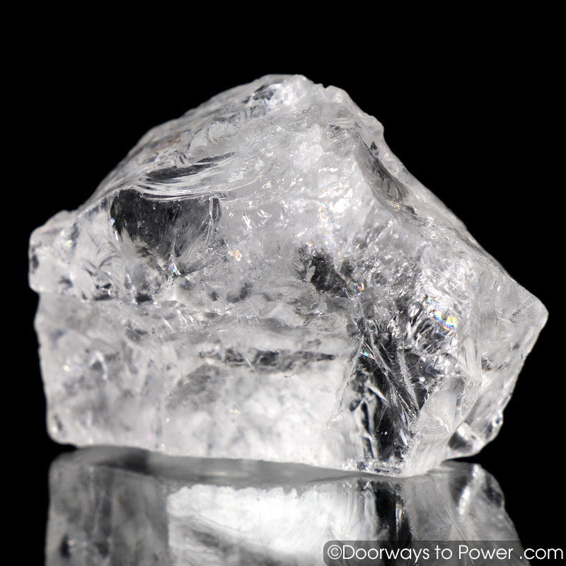 Satyaloka Azeztulite Crystal w/ Rainbows