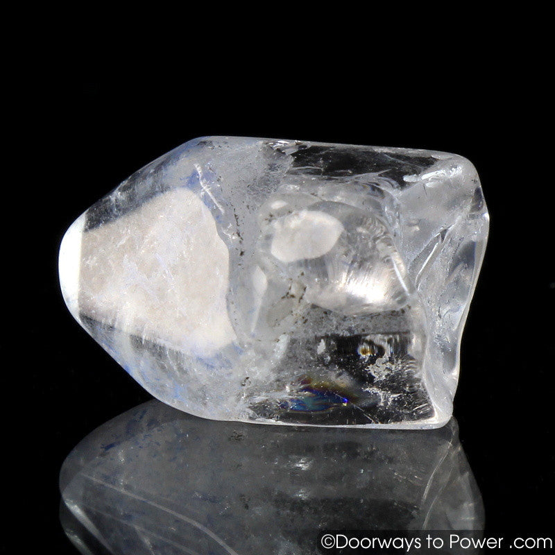 Dumortierite Quartz Crystal Point A ++