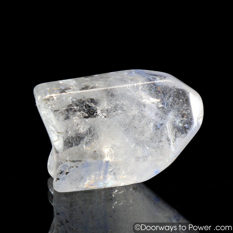 Dumortierite Quartz Crystal Point A ++
