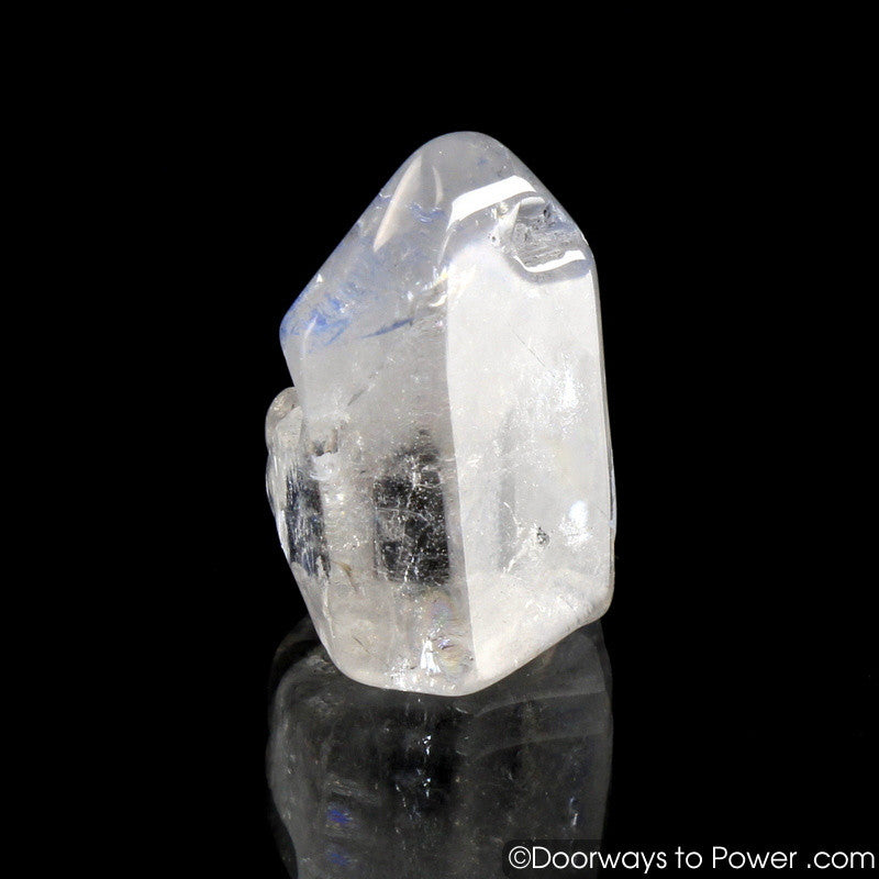 Dumortierite Quartz Crystal Point A ++