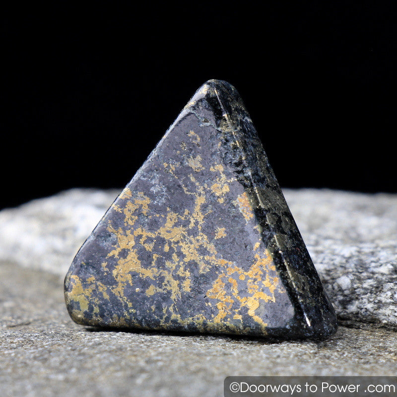 Healers Gold Tumbled Stone Polished Pyrite and Magnetite