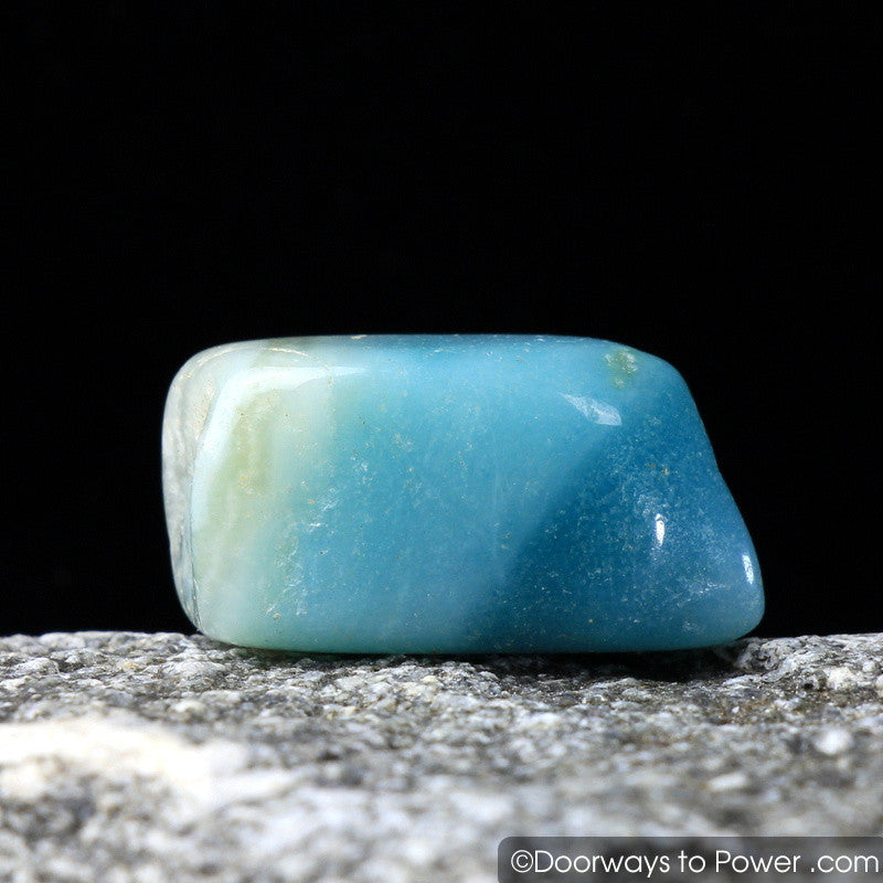 Lemurian Aquatine Calcite Crystal 'Channel High Knowledge'