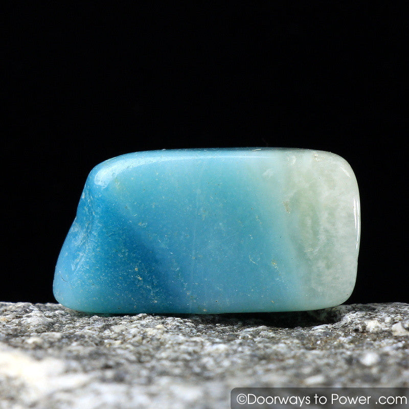 Lemurian Aquatine Calcite Crystal 'Channel High Knowledge'