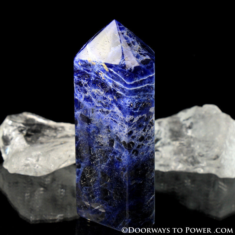 John of God Sodalite Generator Point Crystal