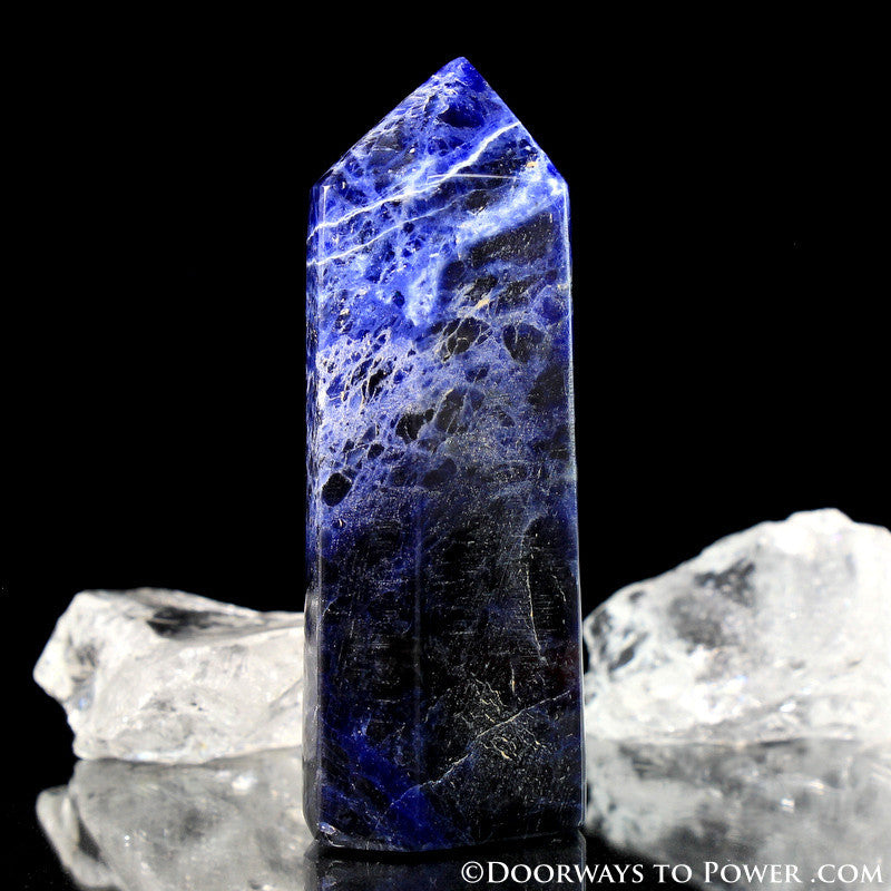 John of God Sodalite Generator Point Crystal
