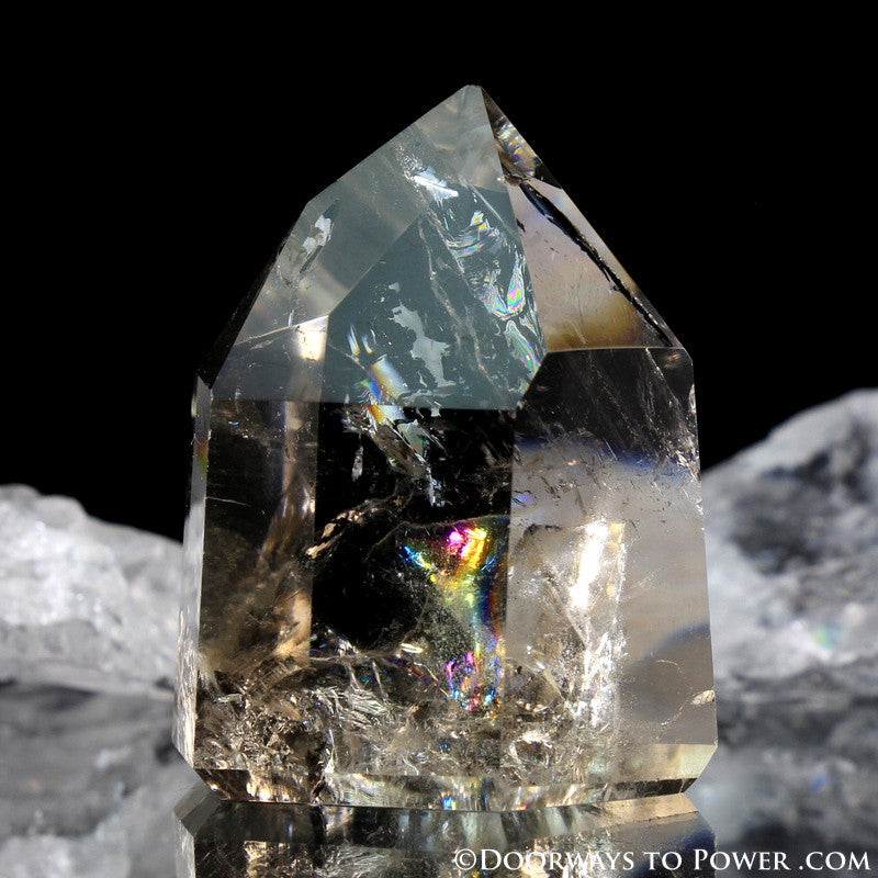 Beautiful John of God Citrine Abundance Crystal Point A ++++
