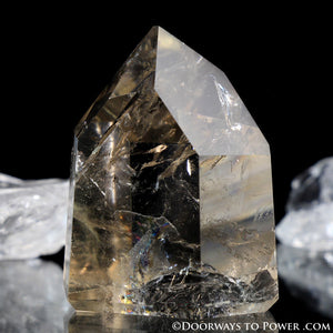 Beautiful John of God Citrine Abundance Crystal Point A ++++