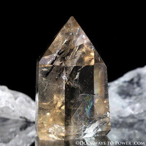 Beautiful John of God Citrine Abundance Crystal Point A ++++