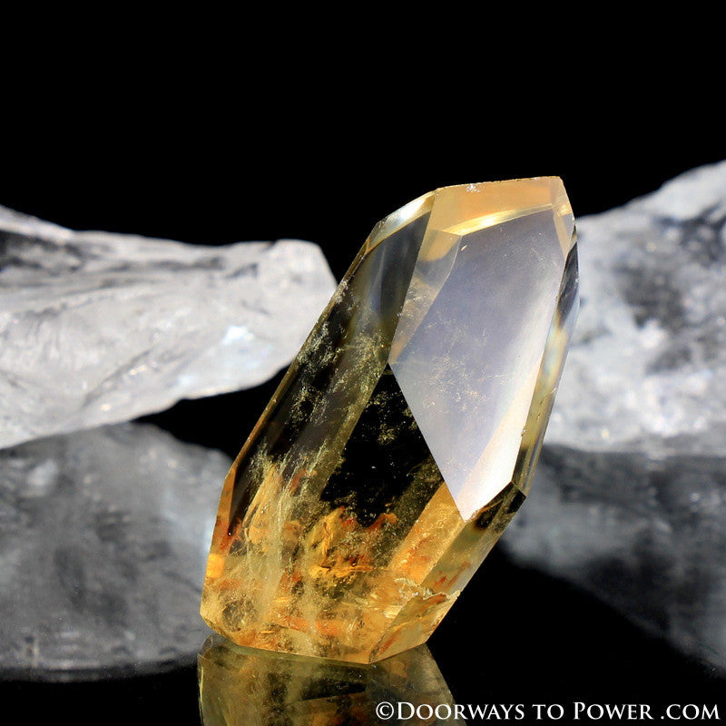 John of God Citrine Future & Past Time Link Casa Crystal Point