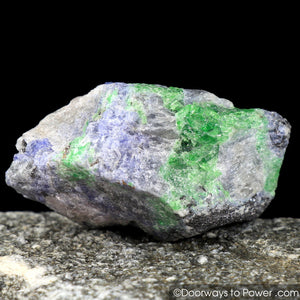 Tanzanite & Tsavorite Crystal Specimen Synergy 12 Stone