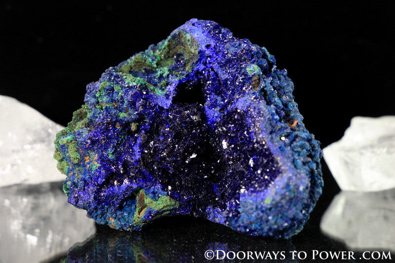 Royal Blue Azurite with Malachite Mineral Specimen A +++ Quality