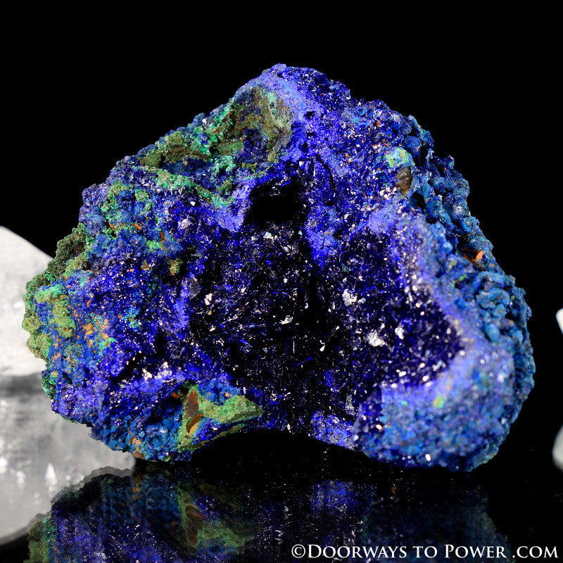 Royal Blue Azurite with Malachite Mineral Specimen A +++ Quality