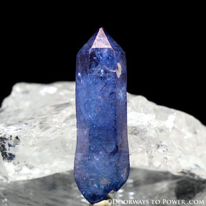 Tanzine Aura Himalayan Quartz Record Keeper Twin Crystal