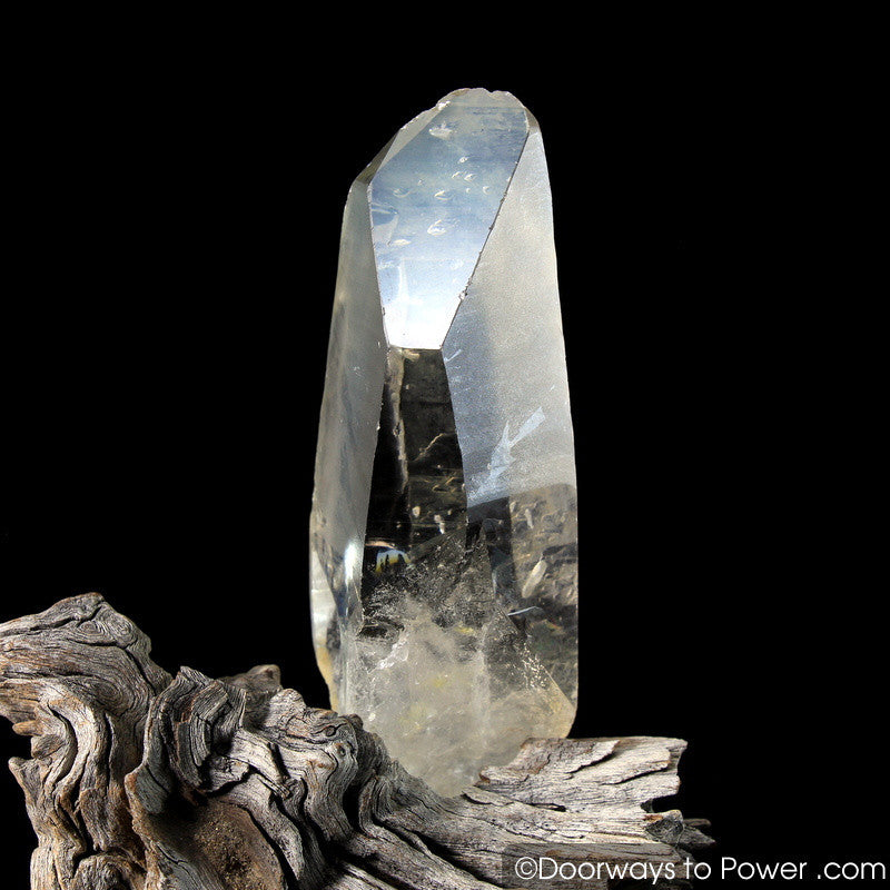 Golden Healer Lemurian Record Keeper Lightning Struck Crystal