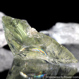 Elder Clear Monatomic Andara Crystal w/ Rainbows