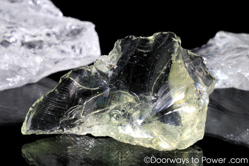 Elder Clear Monatomic Andara Crystal w/ Rainbows