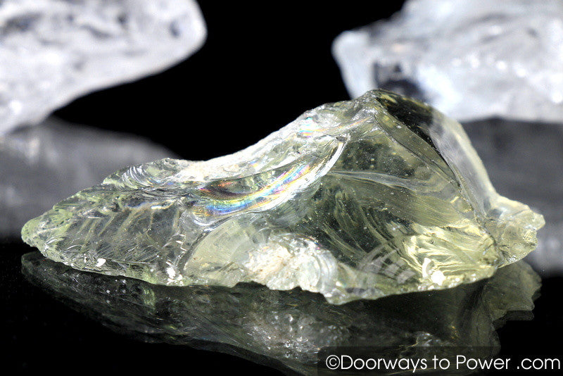 Elder Clear Monatomic Andara Crystal w/ Rainbows