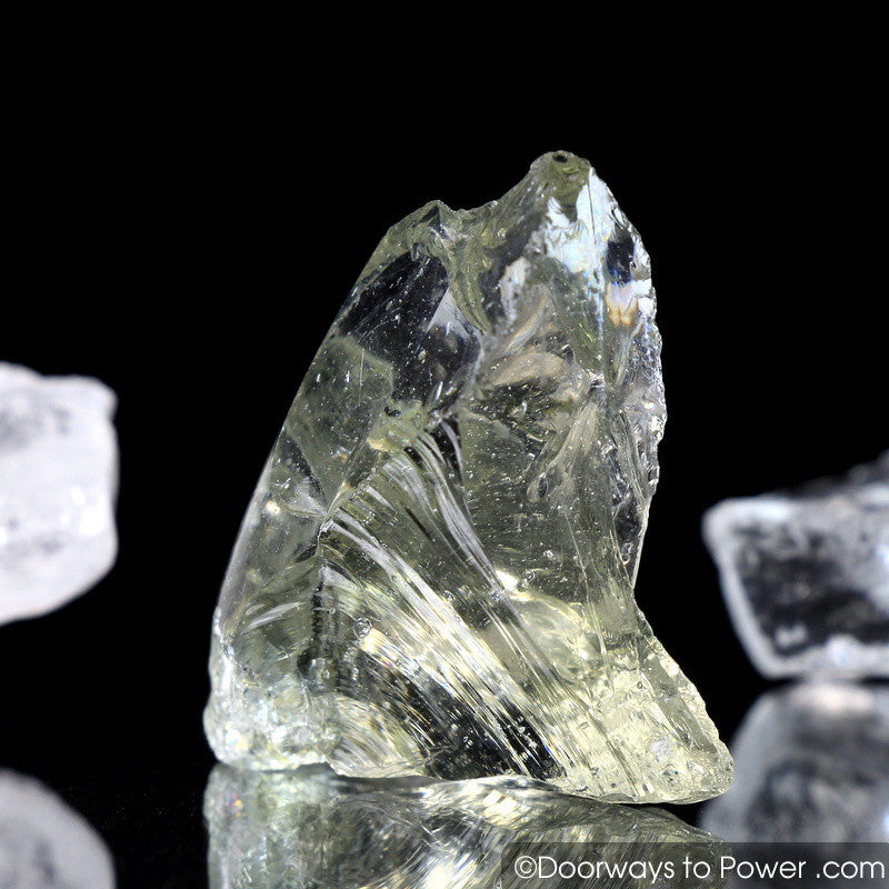 Elder Clear Monatomic Andara Crystal Tower w/ Rainbows