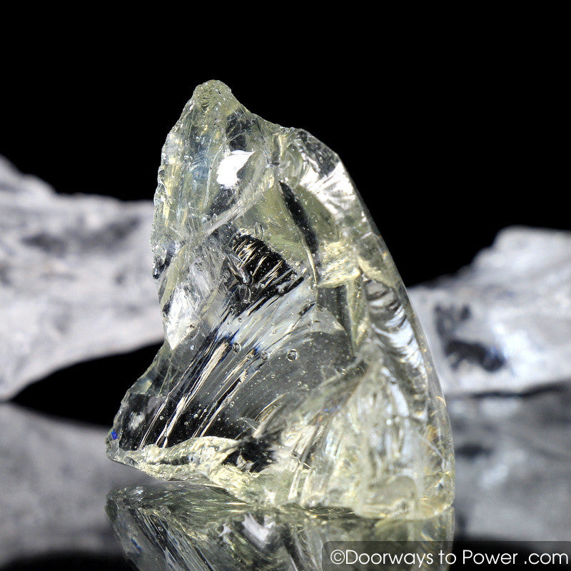 Elder Clear Monatomic Andara Crystal Tower w/ Rainbows